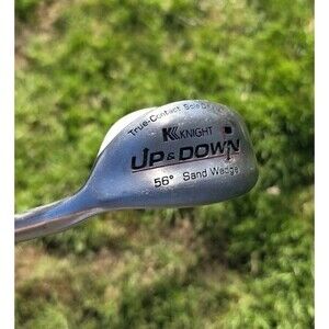 Knight Up and Down 56° Sand Wedge True-Contact Sole Des. Stiff Flex Steel Shaft